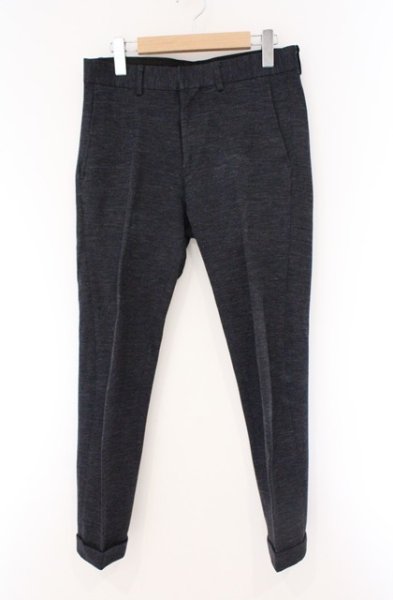 画像1: TORNADO MART / ストレッチリネンクロップドパンツ S ネイビー O-26-03-26-057-TO-pa-YM-OS (1)