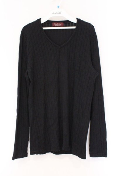 画像1: TORNADO MART / ワイドストライプカットソー L ネイビーストライプｘブラック O-26-03-26-007-TO-to-YM-OS (1)