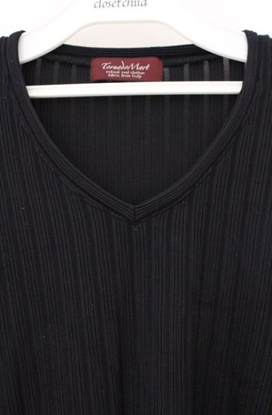 画像2: TORNADO MART / ワイドストライプカットソー L ネイビーストライプｘブラック O-26-03-26-007-TO-to-YM-OS (2)