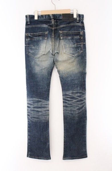 画像4: TORNADO MART / ハードダメージシューカットデニムパンツ S インディゴ O-26-03-26-065-TO-pa-YM-OS (4)