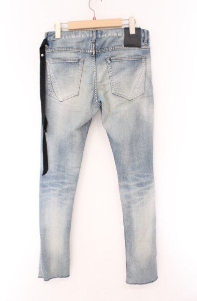 画像4: FAGASSENT / AXCEL 2 ダメージスキニーデニムパンツ 26 ライトブルー O-26-03-26-066-FA-pa-YM-OS (4)