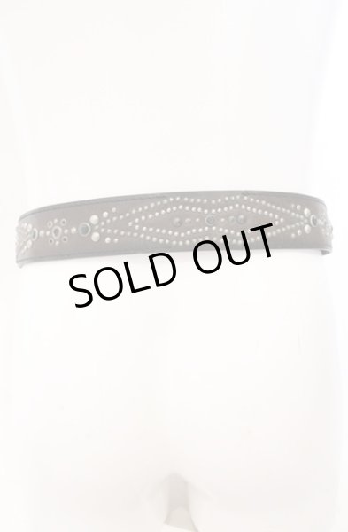 画像4: TORNADO MART / ラージバックルスタッズベルト M ブラウン O-26-03-26-068-TO-0-YM-OS (4)