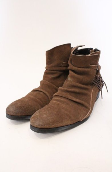 画像1: TORNADO MART / ショートモンクスピンドルブーツ M（約27cm） ブラウン O-26-03-26-069-TO-sho-YM-OS (1)