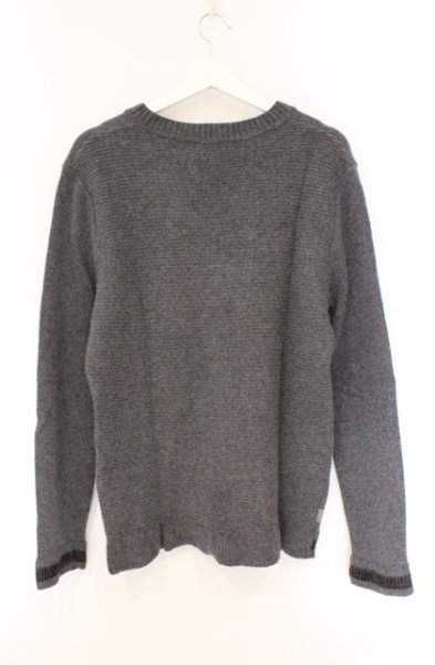 画像3: 5351pour les Hommes / カモエンブロイダリーニット 48 グレー O-26-03-26-009-53-to-YM-OS (3)