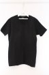 画像1: 5351pour les Hommes / グラデーションスタッズVネックTシャツ 48 ブラック O-26-03-26-012-53-ts-YM-OS (1)