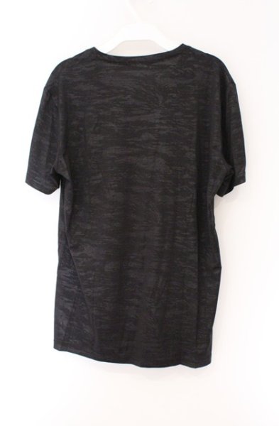 画像3: Zero by TORNADO MART / カモエンボス格子フォイル半袖カットソー L ブラック O-26-03-26-013-Ze-ts-YM-OS (3)