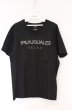 画像1: 1piu1uguale3 RELAX / MENS BIGI 別注 ロゴラインストーンTシャツ 02 ブラック O-26-03-26-014-1p-ts-YM-OS (1)