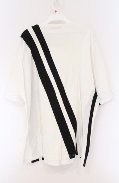 画像3: TORNADO MART / ブロッキングドルマンカットソー Tシャツ F ホワイトｘブラック O-26-03-26-002-TO-ts-YM-OS (3)