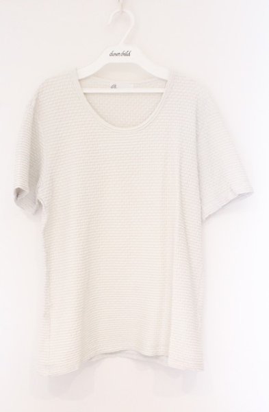 画像1: Zero by TORNADO MART / ジオフクレストレッチJQTシャツ L ホワイト O-26-03-26-020-Ze-ts-YM-OS (1)