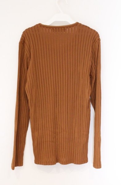 画像3: TORNADO MART / ワイドストライプカットソー L ブラウン O-26-03-26-022-TO-to-YM-OS (3)