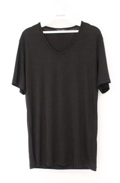 画像1: TORNADO MART / アニマルテレコUネックTシャツ M ブラック O-26-03-26-023-TO-ts-YM-OS (1)