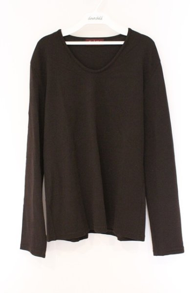 画像1: TORNADO MART / ポップコーンジャージー長袖カットソー L ブラウン O-26-03-26-024-TO-to-YM-OS (1)