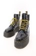 画像1: Dr.martens / JADON MAX 8ホールブーツ UK9（27.5-28cm） ブラックｘイエロー O-26-04-07-029-Dr-sho-YM-OS (1)