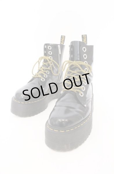画像1: Dr.martens / JADON MAX 8ホールブーツ UK9（27.5-28cm） ブラックｘイエロー O-26-04-07-029-Dr-sho-YM-OS (1)