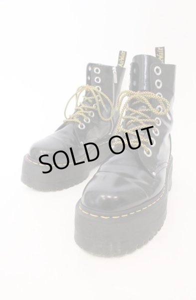 画像2: Dr.martens / JADON MAX 8ホールブーツ UK9（27.5-28cm） ブラックｘイエロー O-26-04-07-029-Dr-sho-YM-OS (2)