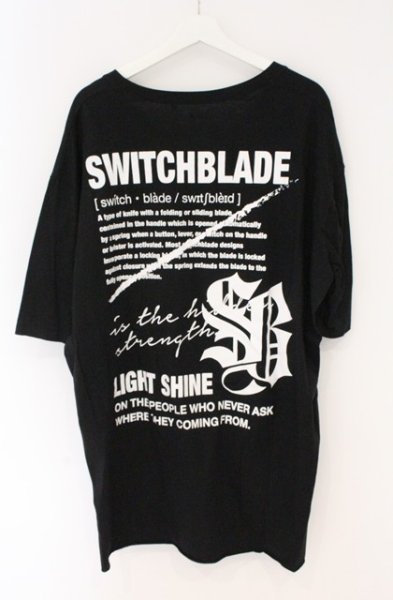 画像2: SWITCHBLADE / LIGHT SHINE Tシャツ M ブラック O-26-04-07-004-SW-ts-YM-OS (2)