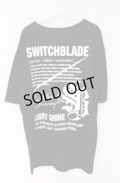 画像2: SWITCHBLADE / LIGHT SHINE Tシャツ M ブラック O-26-04-07-004-SW-ts-YM-ZT024 (2)