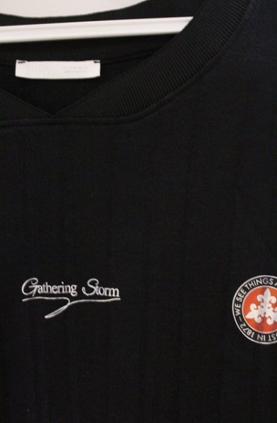 画像2: ZARA / スポーティーストライプTシャツ EU M ブラック O-26-04-07-005-ZA-ts-YM-OS (2)