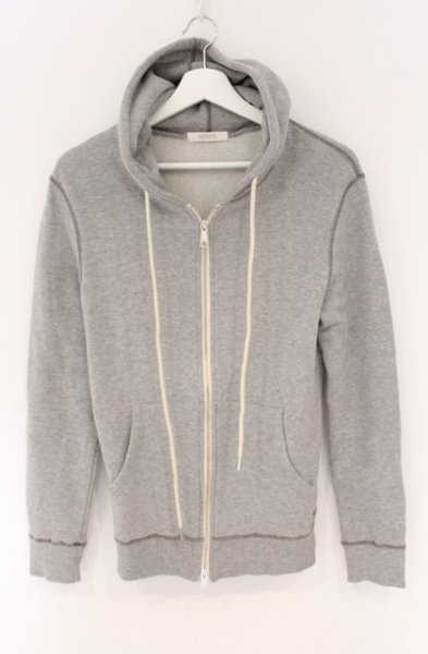 画像1: MENTAL / ジップアップコットンフーディー パーカー 48 グレー O-26-04-07-006-ME-to-YM-OS (1)