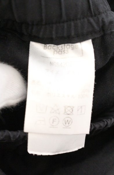 画像4: BACKSTAGE PASS / サスペンダーワイドカーゴパンツ F ブラック O-26-04-07-008-BA-pa-YM-OS (4)