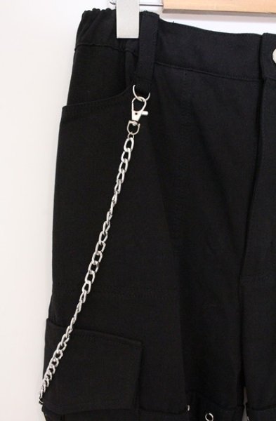 画像2: BACKSTAGE PASS / KEITH F(ケイスエフ)ワイドカーゴパンツ F ブラック O-26-04-07-010-BA-pa-YM-OS (2)