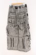 画像3: REFLEM / クロスパッチワイドカーゴデニムパンツ F グレー O-26-04-07-012-RE-pa-YM-OS (3)
