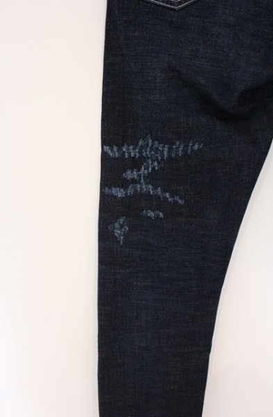 画像4: BUFFALO BOBS / STRATFORD BURST(ストラトフォードバースト)スリムフィットダメージ加工デニムパンツ 2 インディゴ O-26-04-07-017-BU-pa-YM-OS (4)