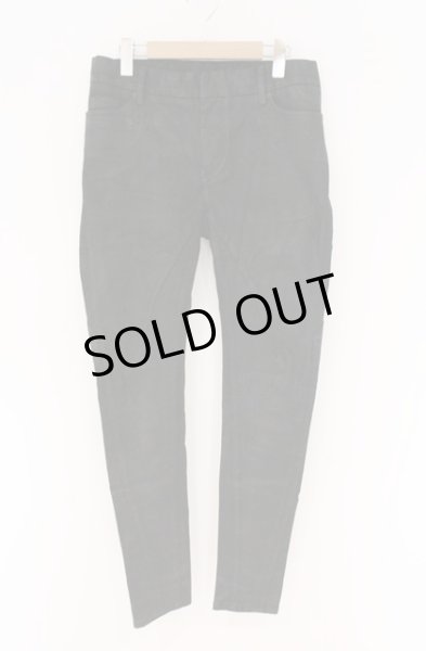 画像1: JOHNNY WOLF / FOREST GATE-LEATHER LOOK(フォレストゲート-レザールック)コーティングストレッチパンツ 3 ブラック O-26-04-07-018-JO-pa-YM-OS (1)