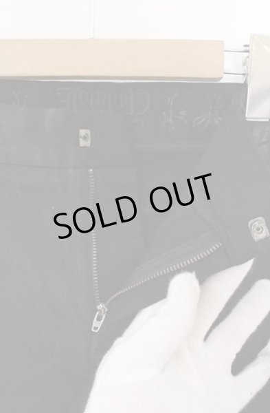 画像3: JOHNNY WOLF / FOREST GATE-LEATHER LOOK(フォレストゲート-レザールック)コーティングストレッチパンツ 3 ブラック O-26-04-07-018-JO-pa-YM-OS (3)