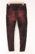 画像3: JOHNNY WOLF / FOREST GATE-KUMADORI シャドウストレッチスキニーデニムパンツ 1 レッド O-26-04-07-020-JO-pa-YM-OS (3)