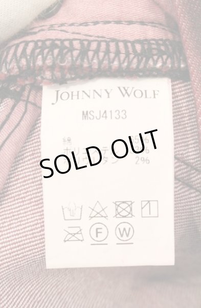 画像4: JOHNNY WOLF / FOREST GATE-KUMADORI シャドウストレッチスキニーデニムパンツ 1 レッド O-26-04-07-020-JO-pa-YM-OS (4)