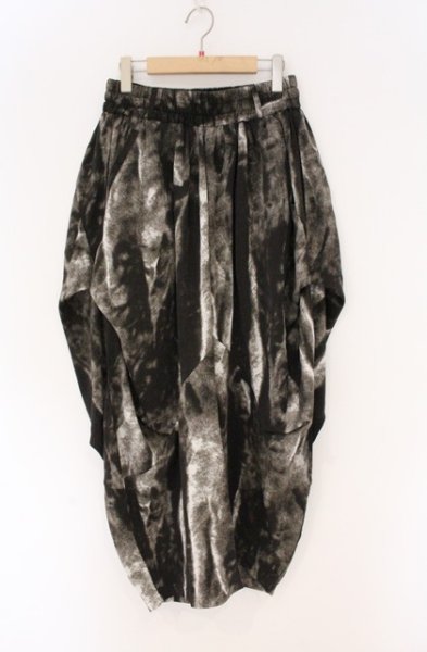 画像1: NO ID. BLACK / チェンジングギャザードレープトラウザーズ 1 パターン O-26-04-07-025-NO-pa-YM-OS (1)