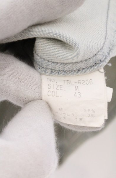 画像10: TORNADO MART / ユーズドダメージデニムシャツジャケット M ライトインディゴ O-26-04-08-001-TO-sh-YM-OS (10)