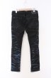 画像4: CIVARIZE / Effect 箔加工スキニーパンツ 46 ブラックｘブルー O-26-04-08-026-CI-pa-YM-OS (4)