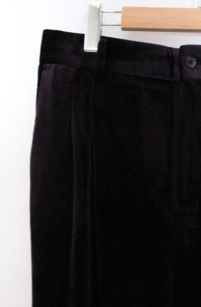 画像2: ZARA / ベロアワイドパンツ EU L パープル O-26-04-08-028-ZA-pa-YM-OS (2)