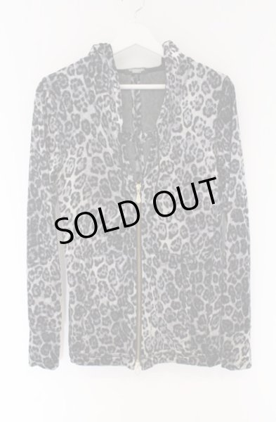 画像1: TORNADO MART / ベロアレオパードパーカー  シルバー O-26-04-08-004-TO-to-YM-OS (1)