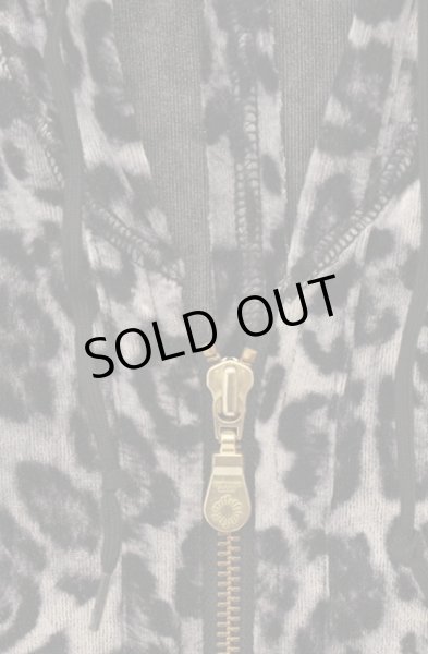 画像2: TORNADO MART / ベロアレオパードパーカー  シルバー O-26-04-08-004-TO-to-YM-OS (2)