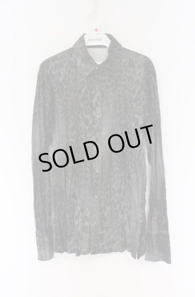 画像1: 5351pour les Hommes / ワッシャーツイルレオパードシャツ 2 グレー O-26-04-08-005-53-sh-YM-OS (1)