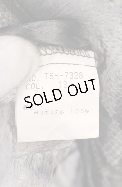 画像4: TORNADO MART / グリッターストライプ半袖シースルーアニマルシャツ L グレー O-26-04-08-006-TO-sh-YM-OS (4)