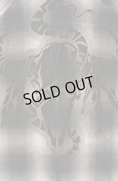 画像3: Obelisk / バックホーンチェック半袖シャツ S ブラック O-26-04-08-007-Ob-sh-YM-OS (3)