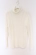画像1: FREEDEE UN OLD / ケーブル編みタートルネックニットソー L ホワイト O-26-04-08-009-FR-to-YM-OS (1)