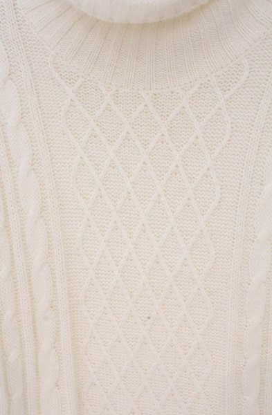 画像2: FREEDEE UN OLD / ケーブル編みタートルネックニットソー L ホワイト O-26-04-08-009-FR-to-YM-OS (2)