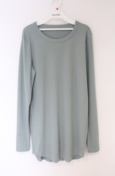 画像1: NO ID. / テレコラウンドロンT カットソー 1 グリーン O-26-04-08-011-NO-to-YM-OS (1)