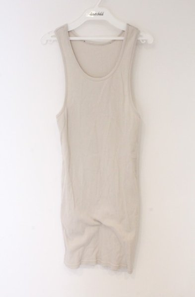 画像3: NO ID. / C天竺ポケットT＆タンクトップセット 1 チャコールｘベージュ O-26-04-08-014-NO-ts-YM-OS (3)