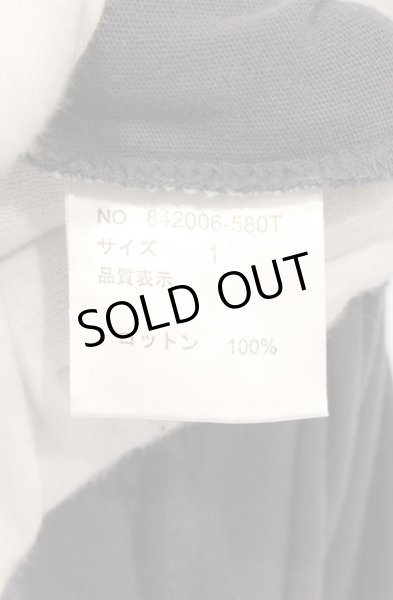 画像4: NO ID. / C天竺ポケットT＆タンクトップセット 1 チャコールｘベージュ O-26-04-08-014-NO-ts-YM-OS (4)