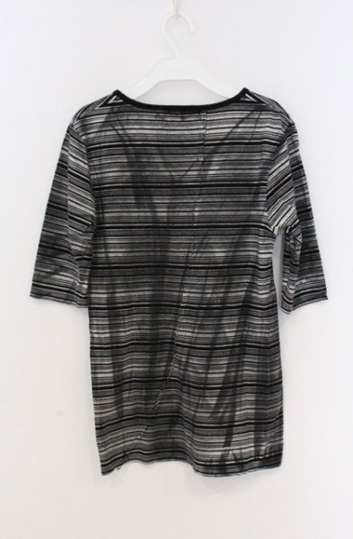 画像2: FUGA / スモークグラデーション五分袖カットソー 44 ブラック O-26-04-08-018-FU-to-YM-OS (2)