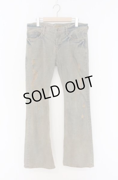 画像1: goa / ヴィンテージウォッシュダメージフレアデニムパンツ 32 アース O-26-04-08-021-go-pa-YM-OS (1)