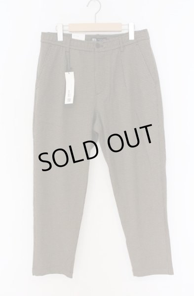 画像1: ZARA / クロップドハウンズトゥースパンツ EU L キャメル O-26-04-08-022-ZA-pa-YM-ZT240 (1)