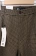 画像2: ZARA / クロップドハウンズトゥースパンツ EU L キャメル O-26-04-08-022-ZA-pa-YM-OS (2)