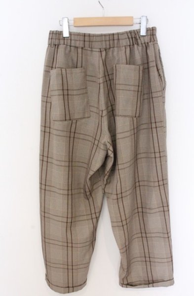 画像3: Casper John / クロップドタータンワイドパンツ L ベージュ O-26-04-08-023-Ca-pa-YM-OS (3)